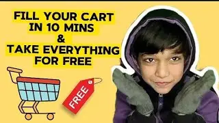 fill your cart in 10 min & get everything free🏃🛒  #10min #challenge #trending