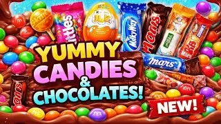 ASMR Unboxing GIANT Lollipops and Premium Chocolate | Satisfying Candy Video