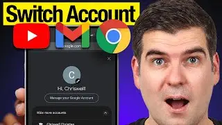 Как переключить аккаунт Google (Gmail, YouTube, Chrome)