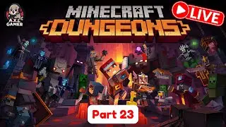 LIVE 🔴 - Playing Minecraft Dungeons Tower on PC | PS5 (Part 23)