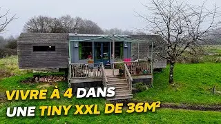Ils ont construit eux-mêmes une Tiny House le temps de rénover leur grange