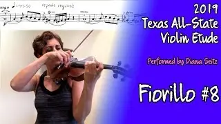 2019 TX All-State Etude | Fiorillo #8 with Accompaniment!