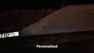 Reflective curb paint vs Reflective address plaque