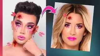James Charles Makeup in Photoshop Tutorial