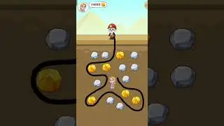 Help the man to collect the GOLD #gameplay #minigames #10million #funnygamingplay #viral  #braintest
