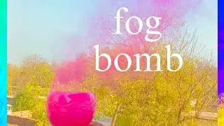 How to make colour fog bomb||holi hack idea|| waste material craft ideas #holicraft#trendingvedio