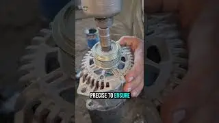 easy way to install the alternator pulley #mechaniclife #installation #alternator #howto