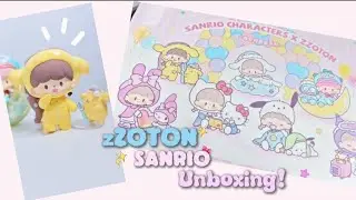 ZZOTON X SANRIO BEDTIME BLIND BOX !! ASMR UNBOXING 🥰