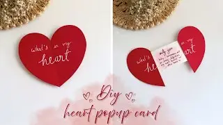 What&rsquo;s Inside This Heart? ❤️ | Viral DIY Pop-Up Love Card Tutorial
