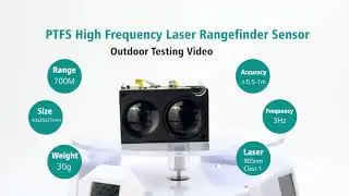 PTFS Laser Rangefinder | 1300m Sensor for Drone Altitude, Speed Detection & Surveillance