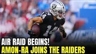 AIR RAID ALERT: Amon-Ra St. Brown SIGNS with Raiders and Ignites Passing Game | Raiders News