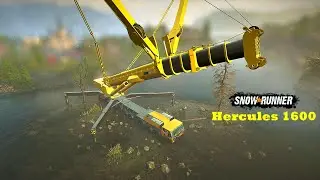 SnowRunner Rescue Mission &ndash; Heavy Crane Recovery Operation | GameTechFusion