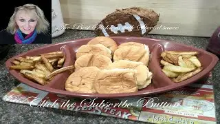 Football Playoff's Mini sliders with Special Sauce and French Fries Just like the Burger Stand's