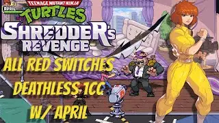 TMNT: Shredder's Revenge - All red dip switches deathless 1CC with April