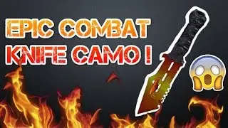 Black Ops lll:Epic Combat Knife Camo Tutorial !!!