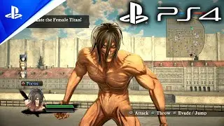 Attack on Titan Wings of Freedom - PS4 Gameplay