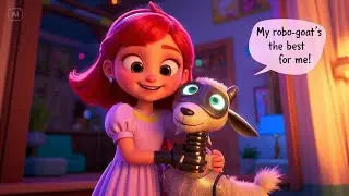 Mary Had a Robot Goat | Fun Animal Song | Educational Kids Songs