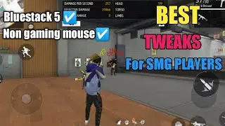 Best tweaks for SMG players | PC | Bluestacks 5 | Frozen Flash Gaming| @vinx1ae