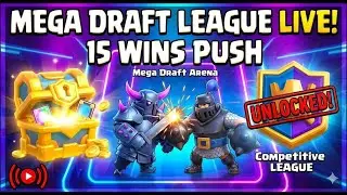 🔴 LIVE: Unlocking COMPETITIVE LEAGUE! 🏆 15-Win Mega Draft Challenge - vertical