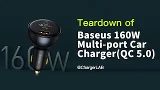 Teardown of Baseus 160W Multi-port Car Charger (QC 5.0)