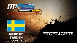 EMX125 Presented by FMF Racing Race1 Highlights - MXGP of Sweden 2017