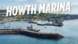 🚁 Aerial Views of Howth Marina | Coastal Beauty from Above 🇮🇪⚓