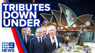 Australian tributes pour in for Queen Elizabeth II | 9 News Australia