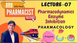 Lecture-7 Enzyme Inhibition - Pharmacodynamics , RRB Pharmacist 105 Post Vacancy