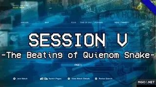 MGO3 PC - Session V: The Beating of Quienom Snake