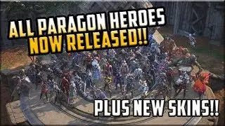 EPIC JUST RELEASED ALL PARAGON HEROES, BORIS & NEW SKINS!!