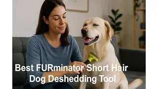 🐕&zwj;🦺 Инструмент для удаления линьки у собак средней длины FURminator | Лучший инструмент для удале...