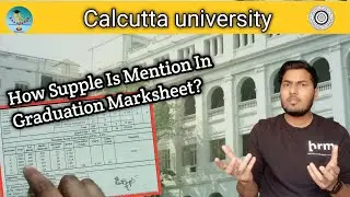 || Detail About CU Graduation Marksheet || Supple Marksheet 