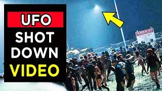 Alien UFO Crash..... LEAKED FOOTAGE 😨 (30ft Tall Alien UFOs) - UFO & Miami Mall Aliens