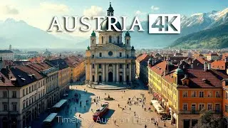 AUSTRIA 4K | Explore Majestic Alps, Serene Lakes & Charming Villages
