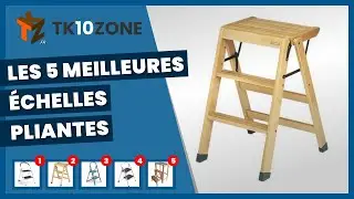 Les 5 meilleures &eacute;chelles pliantes &agrave; deux ou trois marches &agrave; utiliser confortablement &agrave; la maison