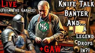 Live From The Garage - Neeves Knives! Plus Knife Talk And Fun! - Episode 43