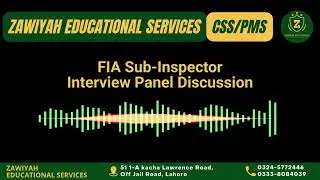 FIA Sub-Inspector Interview Panel Discussion
