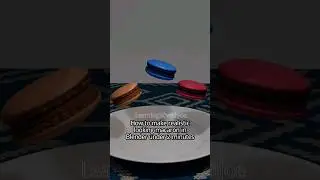 how to make realistic looking Macaron in Blender under 2 minutes #blendercommunity #blender3d