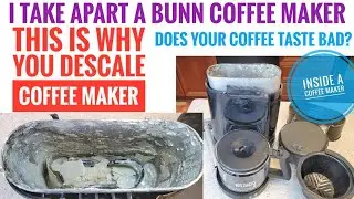 LOOK INSIDE BUNN COFFEE MAKER NHS VELOCITY SPEED BREW How to Take apart  WHY IS DESCALING IMPORTANT?