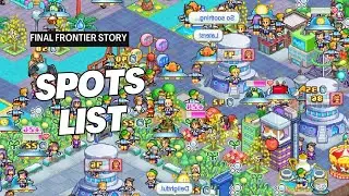 Final Frontier Story | Spots List