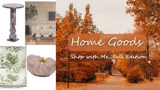2025 Cozy Home Goods Fall Decor| Home Goods Shop with me| Designer Dupes| Fall Inspiration 🍂🪾🍁