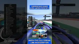 SURPRISE RACE LEADER IN RDL UNITED STATES GP!!! #f122 #f1gameplay #f1