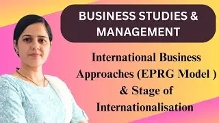 International Business Approaches||EPRG Mode||Stage of Internationalisation||Custom Tariff Act 1975
