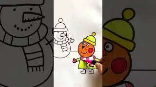 Nursery rhymes. Peppa pig colouring pages. #peppapigcoloring #nurseryrhymes #toddlerlearning #abc