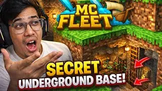 I Build A Secret Base In Mc fleet Server [ Part - 10 ] Mobile gameplay 