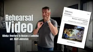GLINKA: Ruslan & Ludmilla Overture for Flute Ensemble - Rehearsal Video