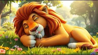 Лев и крошечная мышка 🦁🐭 | Забавные и поучительные истории для детей | Короткая история с моралью