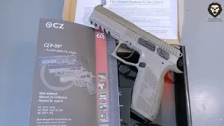 Пневматический пистолет ASG CZ P-09 FDE (пулевой) видео обзор