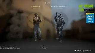 CS:GO Game-play on NVIDIA GT 745m