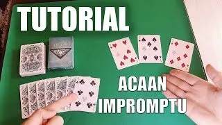 MAGIA PRINCIPIANTI TUTORIAL: ACAAN IMPROMPTU | TRUCCO DI MAGIA CON LE CARTE RIVELATO | NO SETUP